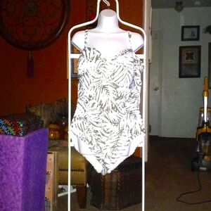 Tropical Print Swimsuit